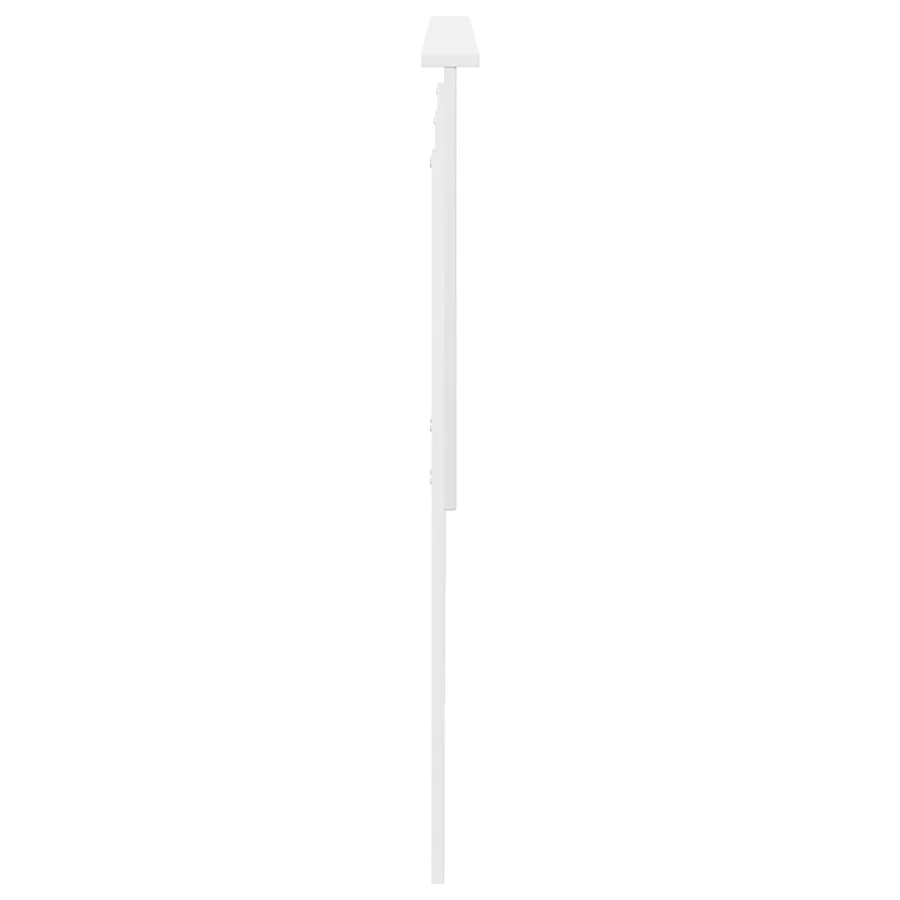 Tête de lit Blanc 100 cm Bois d’ingénierie - 5