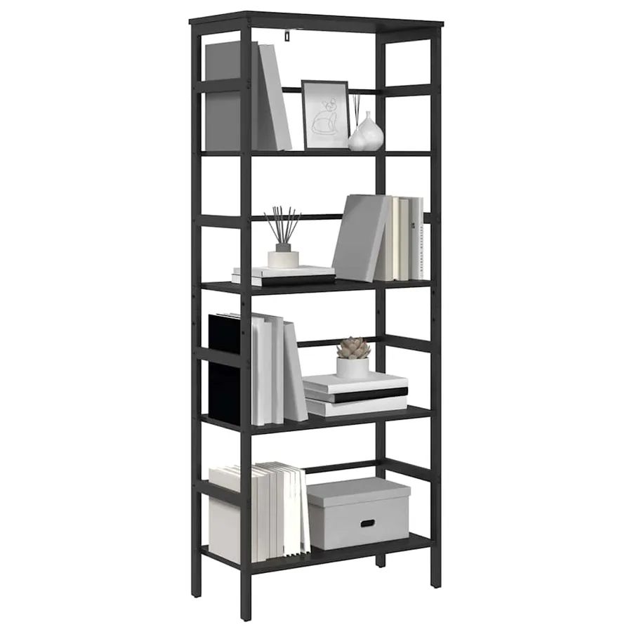 Étagère Chêne noir 60 x 29,5 x 149 cm Bois d'ingénierie - 3