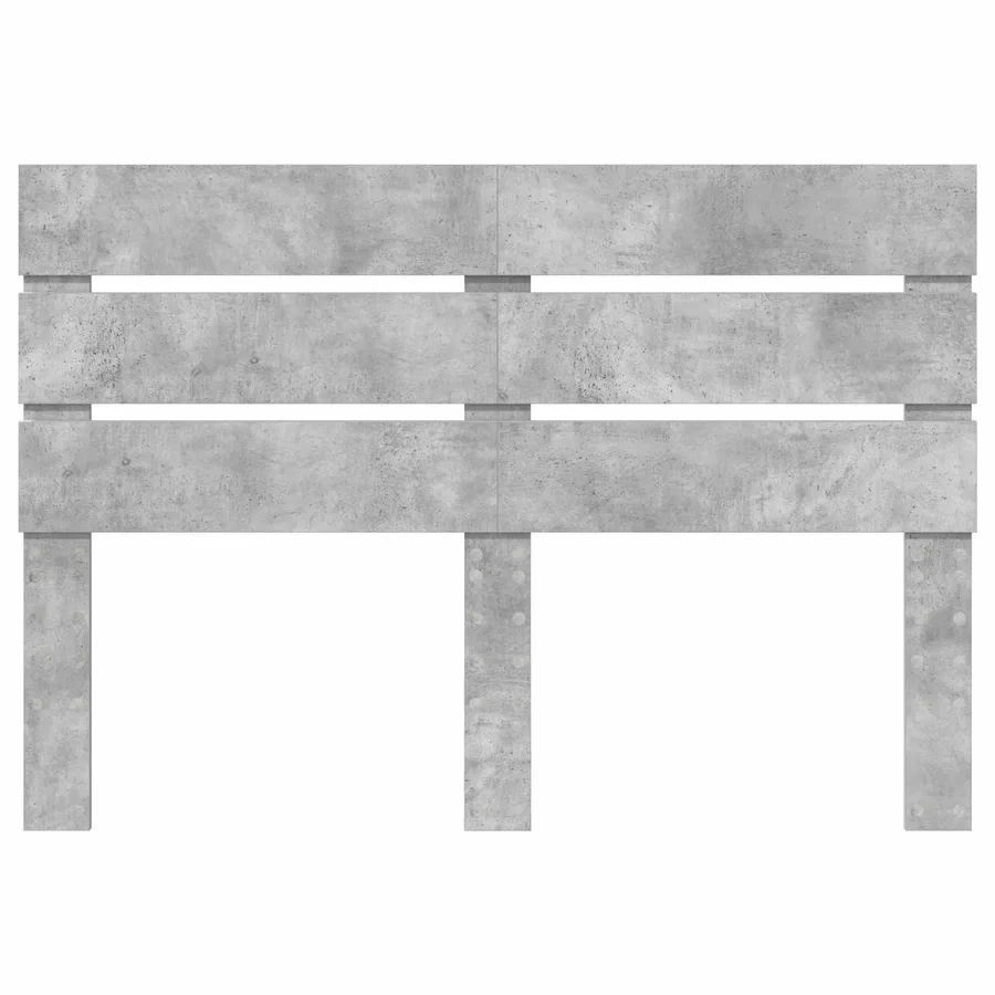 Tête de lit Gris béton Bois d'ingénierie - 4