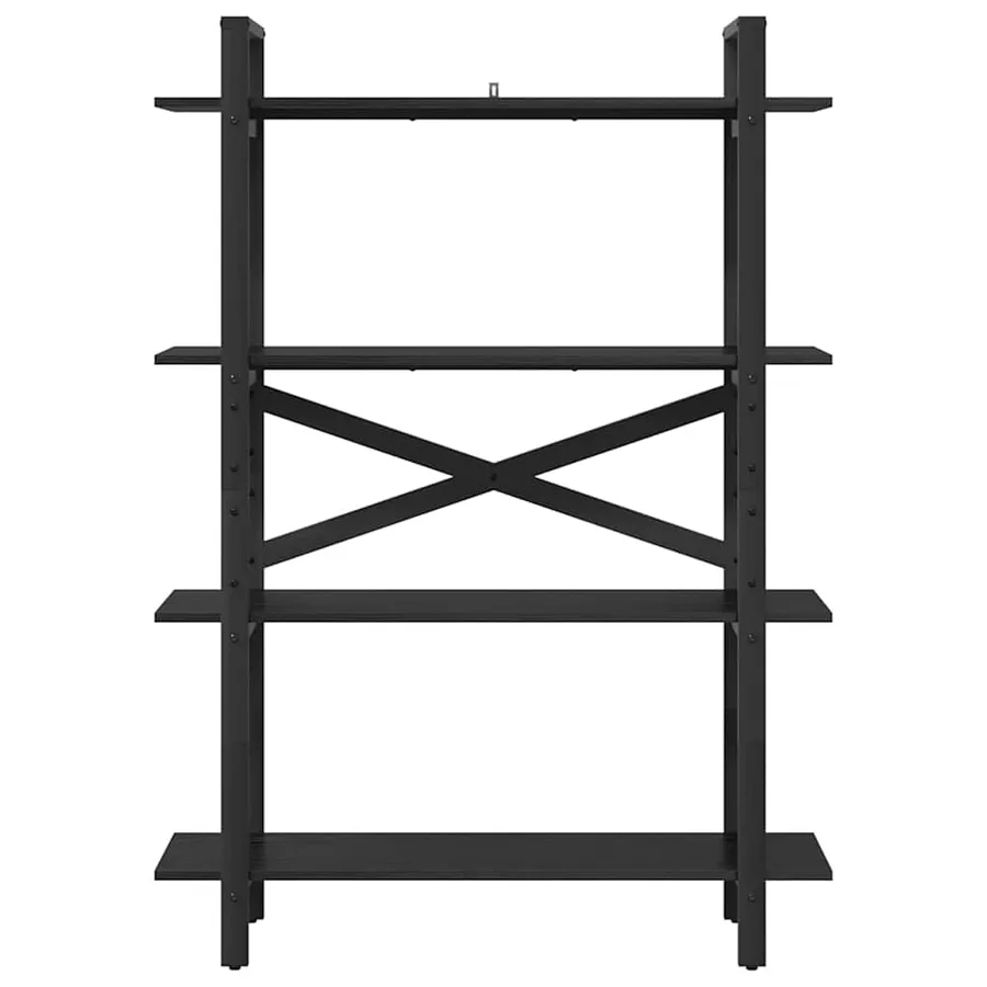 Étagère Chêne noir 100 x 33,5 x 140 cm Bois d'ingénierie - 5