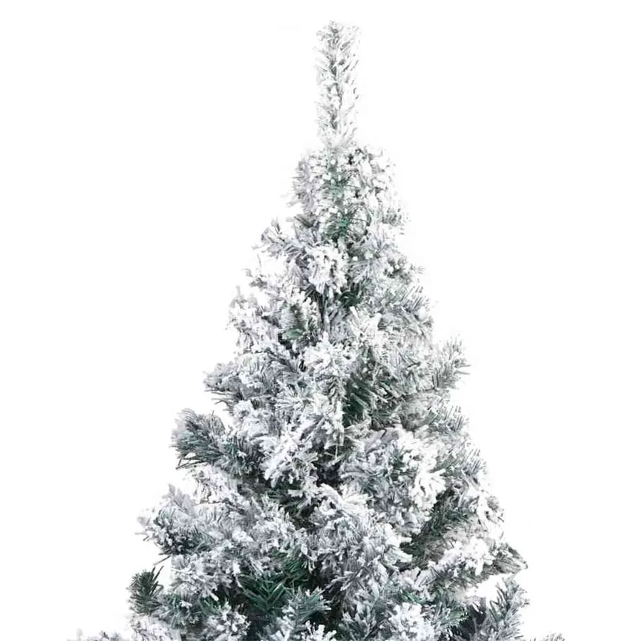 Sapin de Noël artificiel Blanc 180 cm PVC, Acier et Plastique - 5