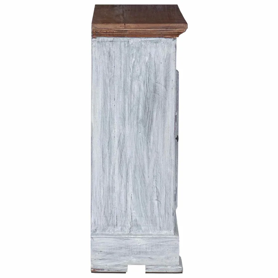 Armoire de rangement 63 x 30 x 79 cm Bois de Mahogany Massif - 6
