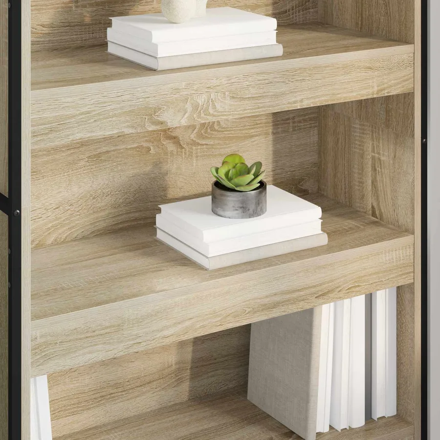 Bibliothèque 80 x 30 x 155 cm Bois d'ingénierie Sonoma - 4