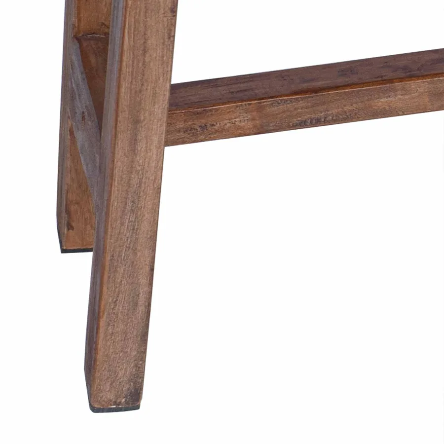 Bureau Marron 110 x 30 x 79 cm Bois de Mahogany Massif - 10