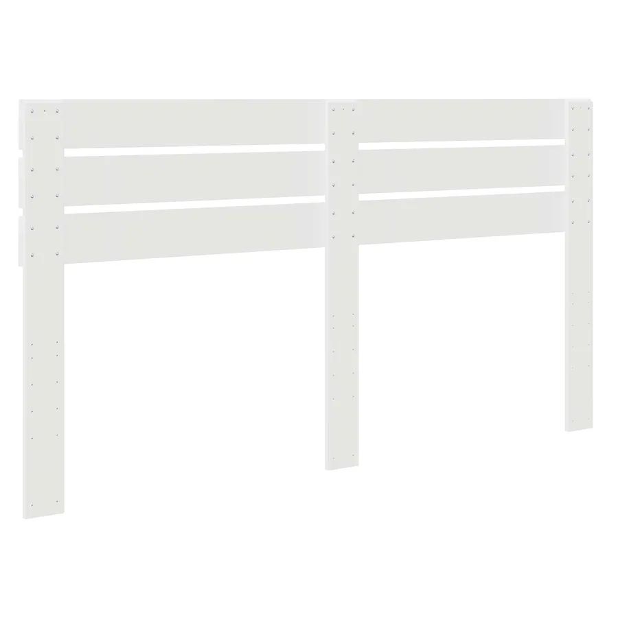 Tête de lit Blanc Bois d'ingénierie - 6