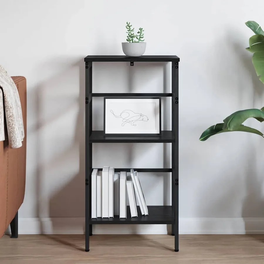 Étagère Chêne noir 40 x 29,5 x 81 cm Bois d'ingénierie - 4