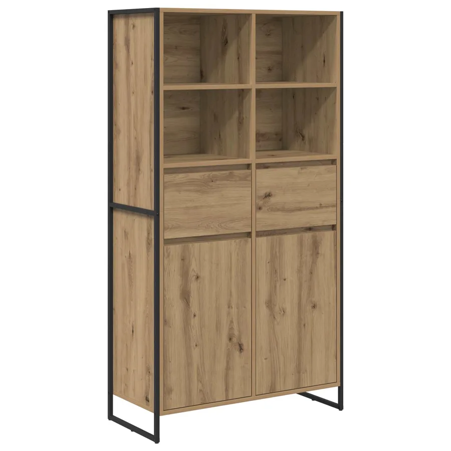 Buffet Chêne artisan 81 x 36 x 150.5 cm Bois d'ingénierie - 2