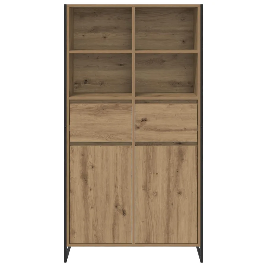 Buffet Chêne artisan 81 x 36 x 150.5 cm Bois d'ingénierie - 6