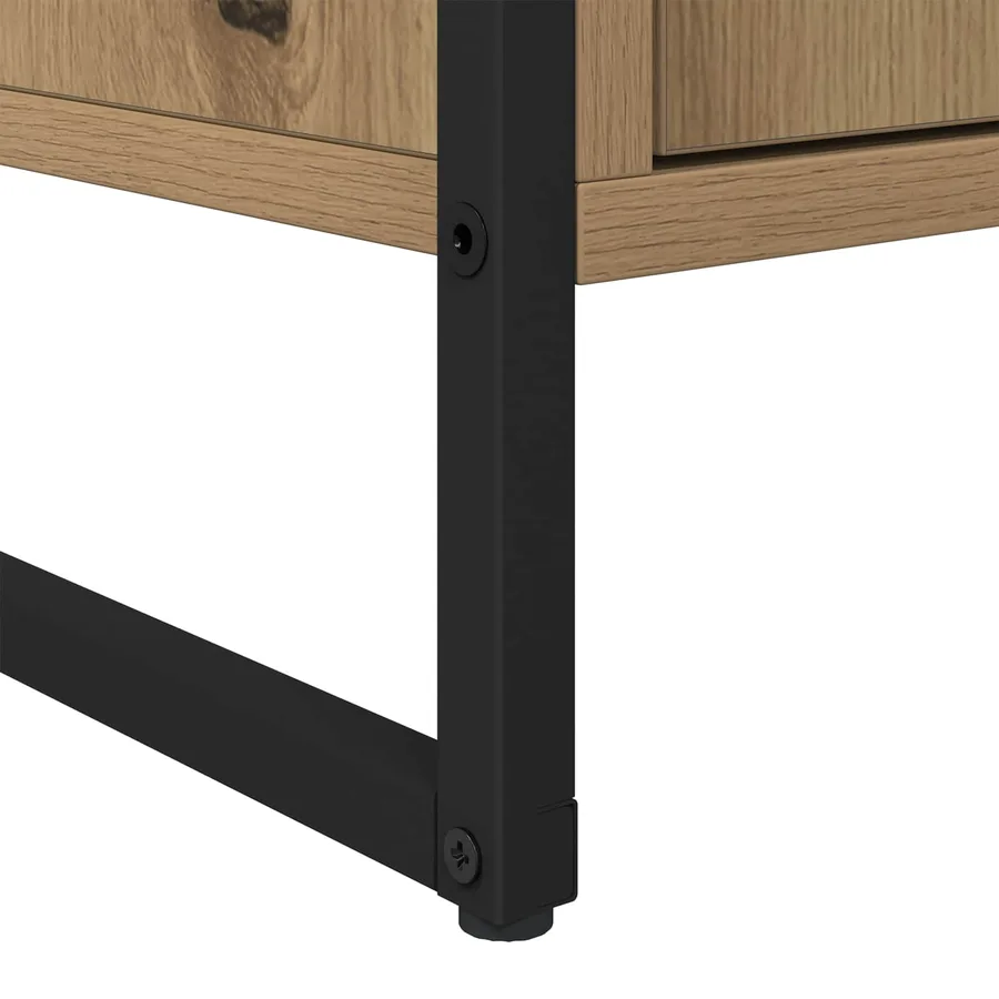 Buffet Chêne artisan 81 x 36 x 150.5 cm Bois d'ingénierie - 8
