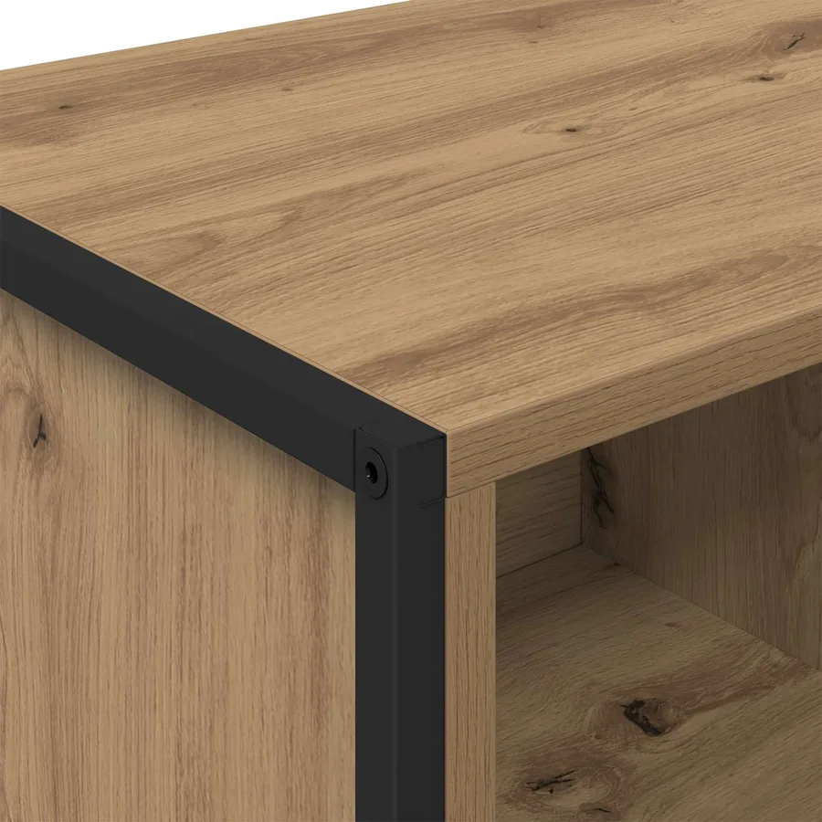 Buffet Chêne artisan 81 x 36 x 150.5 cm Bois d'ingénierie - 9