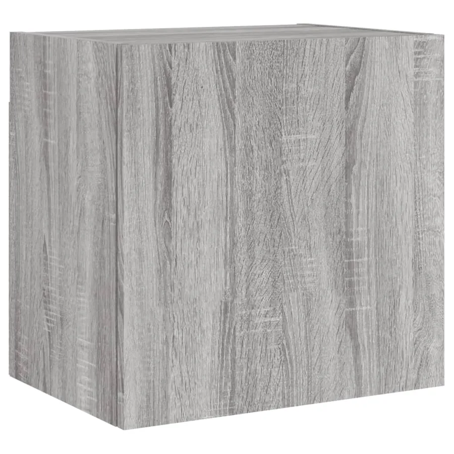 Meuble TV mural sonoma gris 40,5x30x40 cm bois d'ingénierie - 2