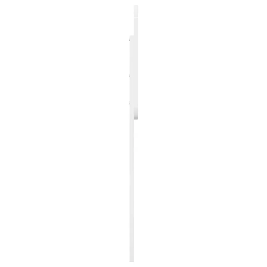 Tête de lit Blanc Brillant Bois d'ingénierie - 5