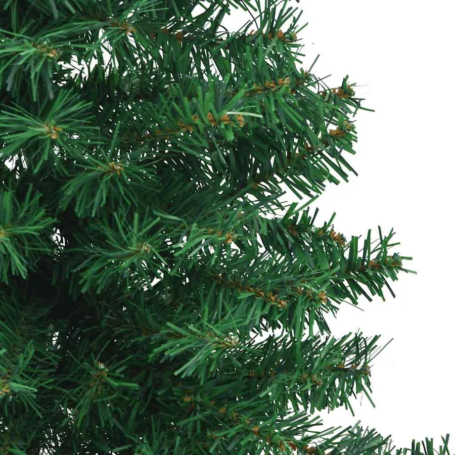 Arbre de Noël artificiel d'angle Vert 180 cm PVC et métal - 11
