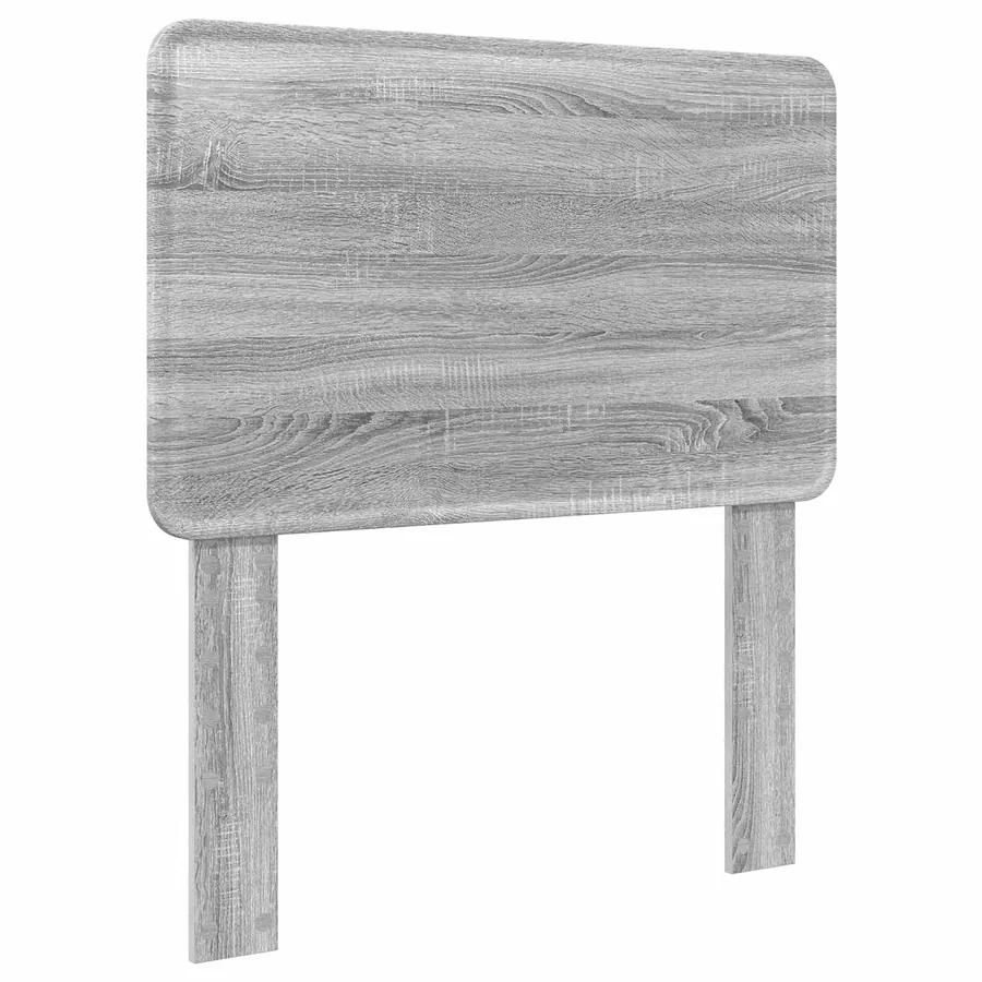 Cadre de lit Gris Sonoma 75 x 190 cm Bois Ingénierie - 7