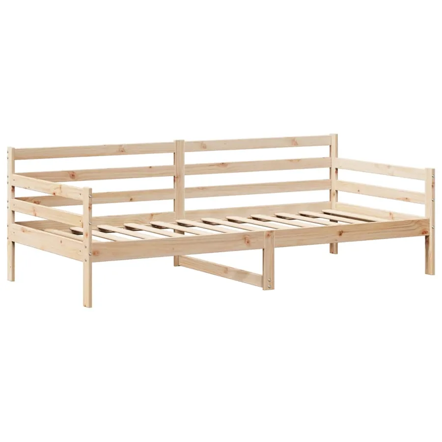 Lit de jour avec toit sans matelas 80x200 cm bois massif - 6