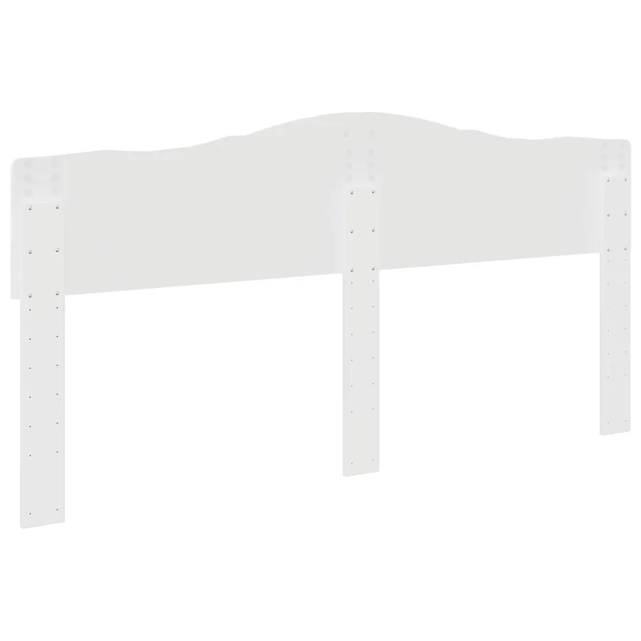 Tête de lit Blanc Bois d'ingénierie - 6