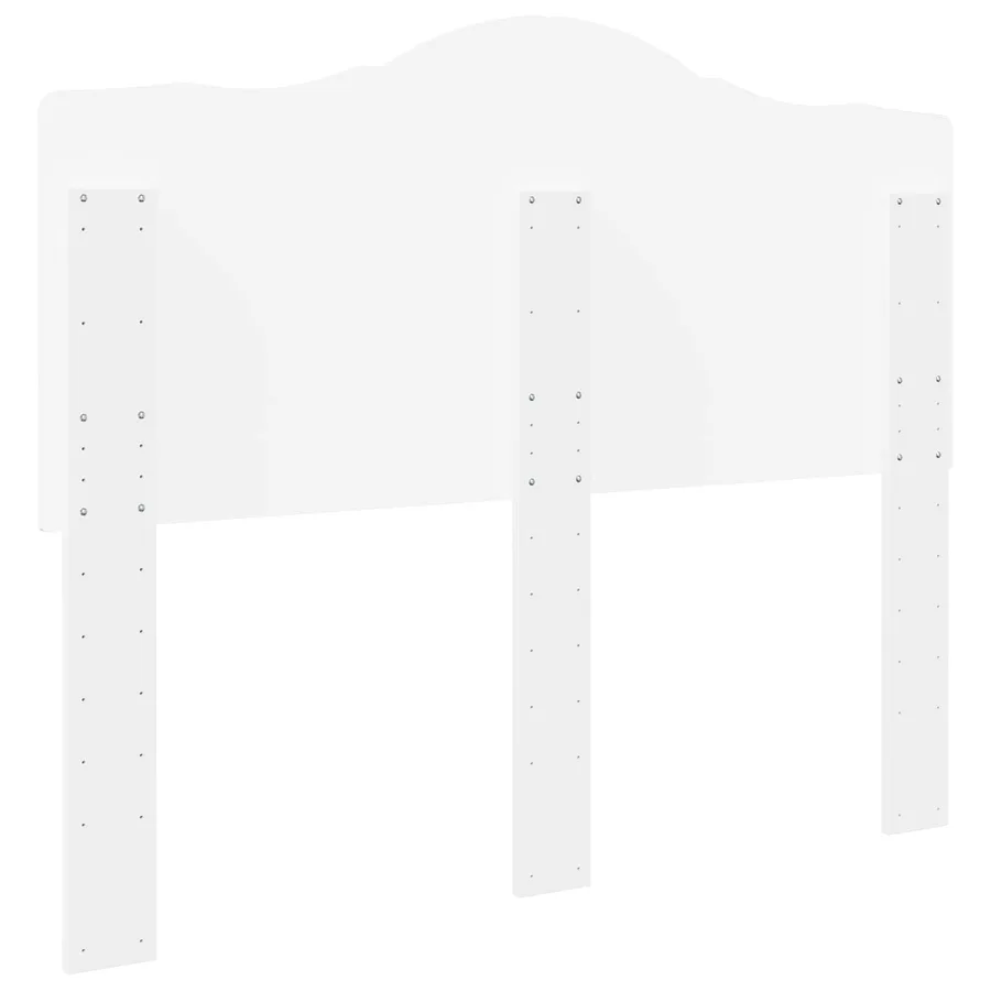 Tête de lit Blanc Bois d'ingénierie - 6