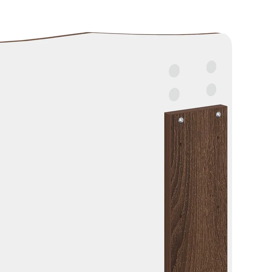 Cadre de lit Chêne brun 120 x 190 cm Pin massif - 11