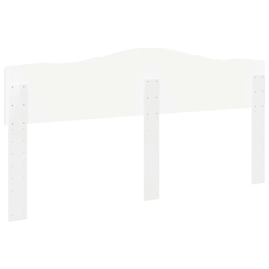 Tête de lit Blanc Brillant Bois d'ingénierie - 6