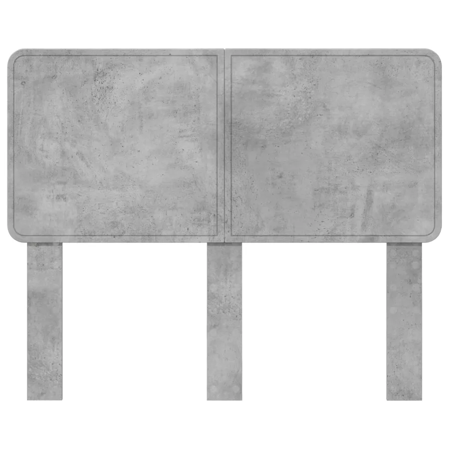 Tête de lit Gris béton Bois d'ingénierie - 4