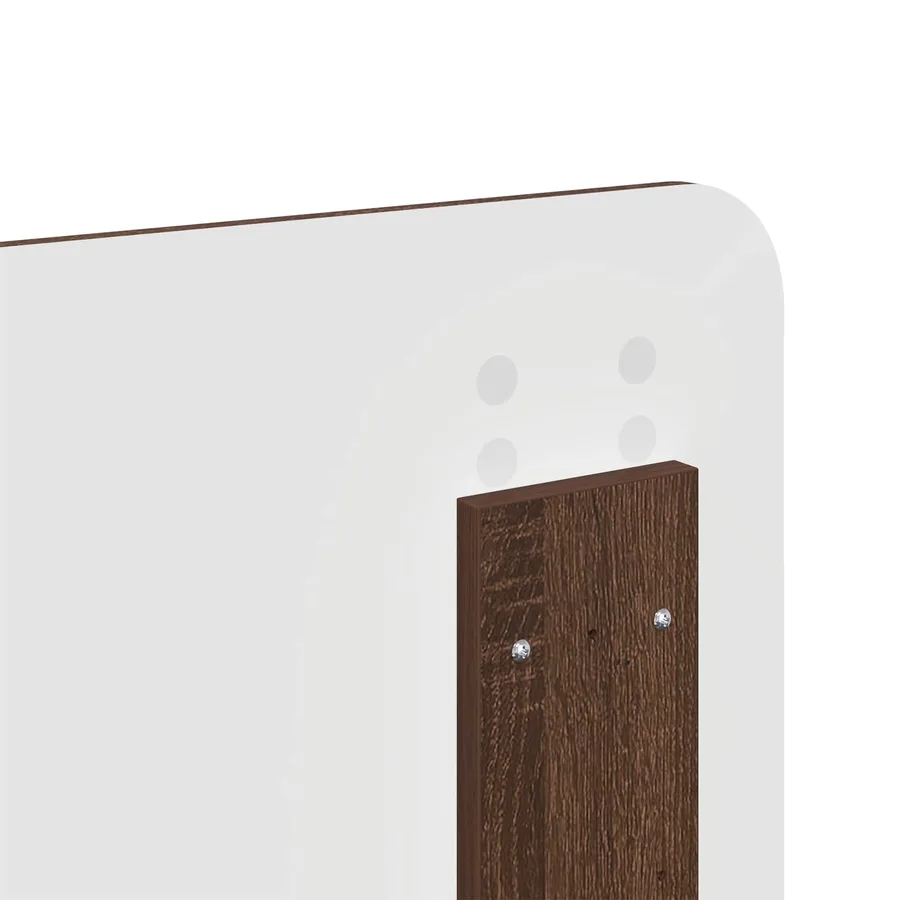 Cadre de lit Chêne brun 120 x 200 cm Bois de pin massif - 11