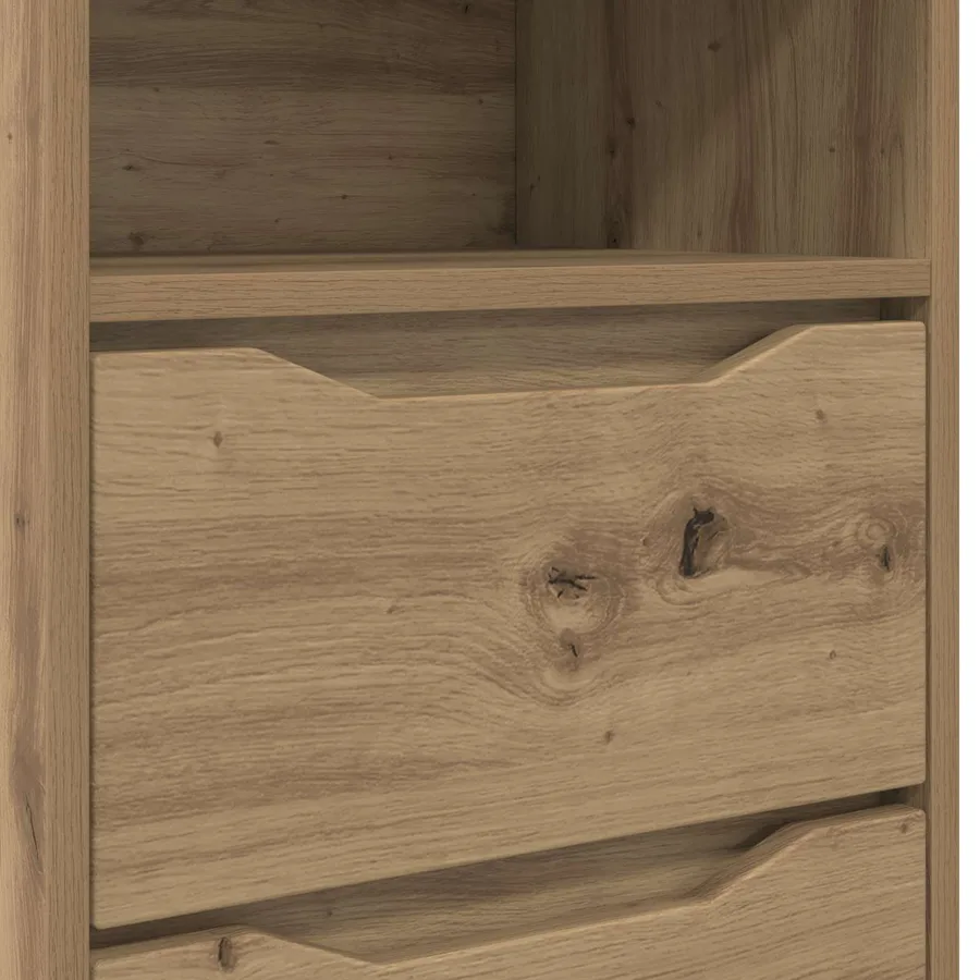 Table de chevet Chêne artisanal 40 x 30 x 467 cm - 10