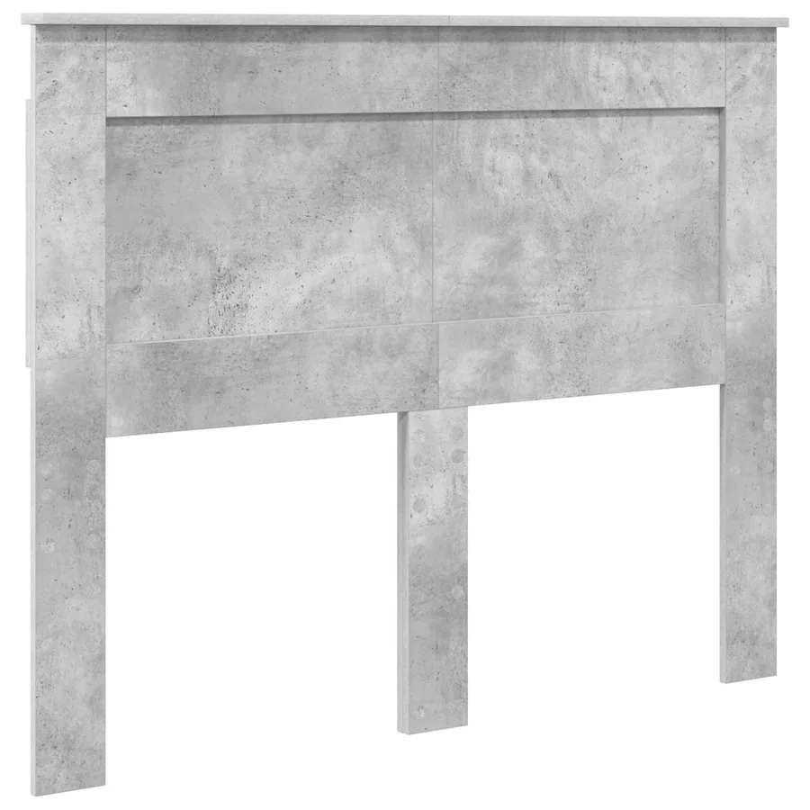 Cadre de lit avec tête de lit Béton 120 x 200 cm Pin massif - 6