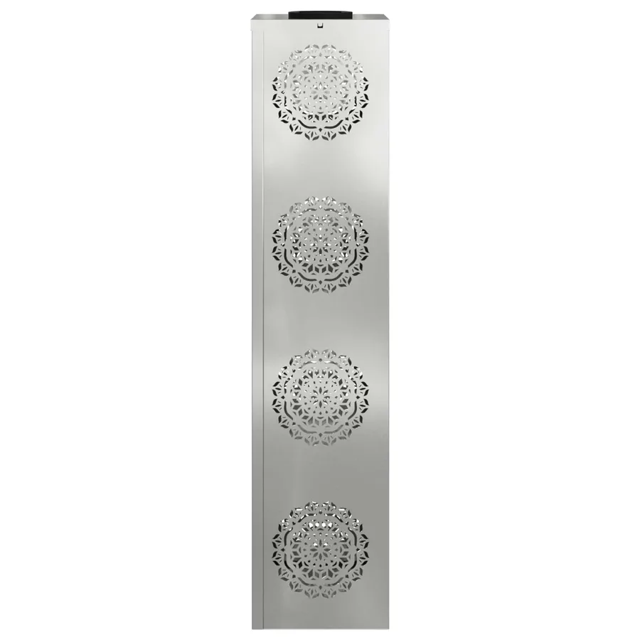 Lumière de chemin LED solaire 2 pcs Blanc chaud 18 x 18 x 80 cm - 6