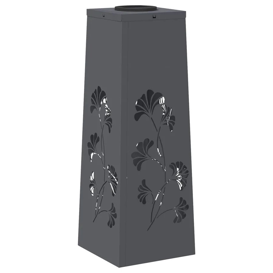 Lumière de chemin LED solaire 2 pcs Blanc chaud 18 x 18 x 50 cm - 4