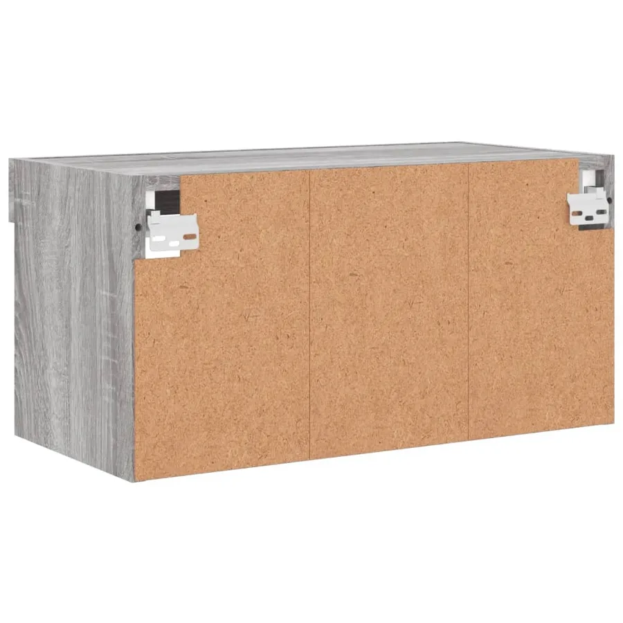 Meuble TV avec lumières LED sonoma gris 60x30x30 cm - 10