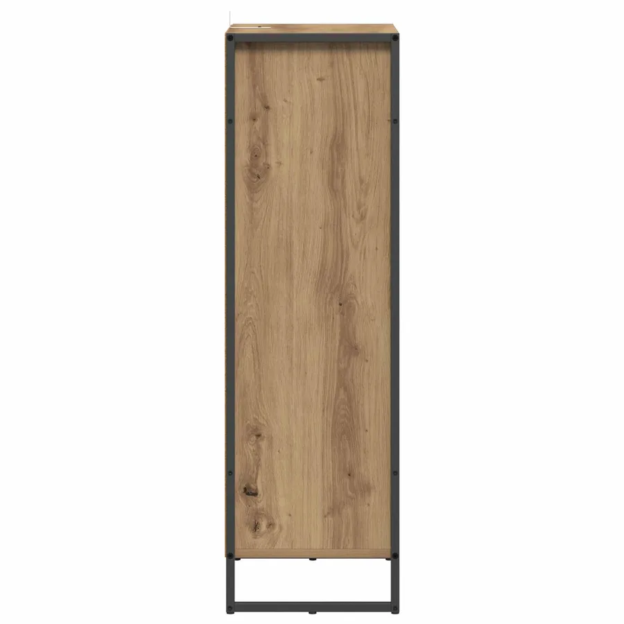 Cabinet de salle de bain Chêne artisan 40 x 30 x 100 cm - 6