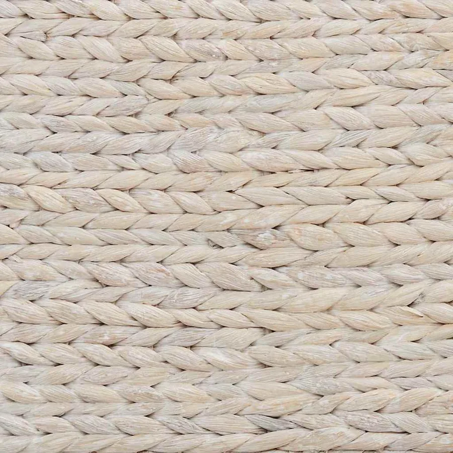 Collier de sapin de Noël Blanc 70 x 70 x 28 cm Jacinthe d'eau - 6