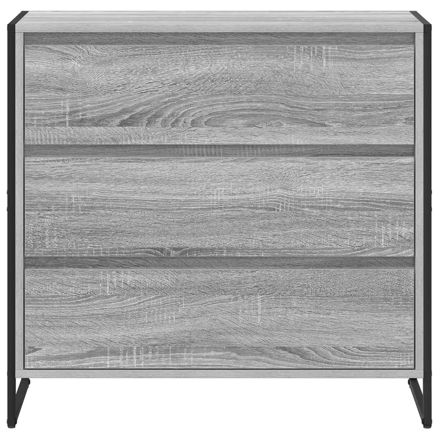 Buffet Gris Sonoma 79 x 36 x 75.5 cm Bois d'ingénierie - 6