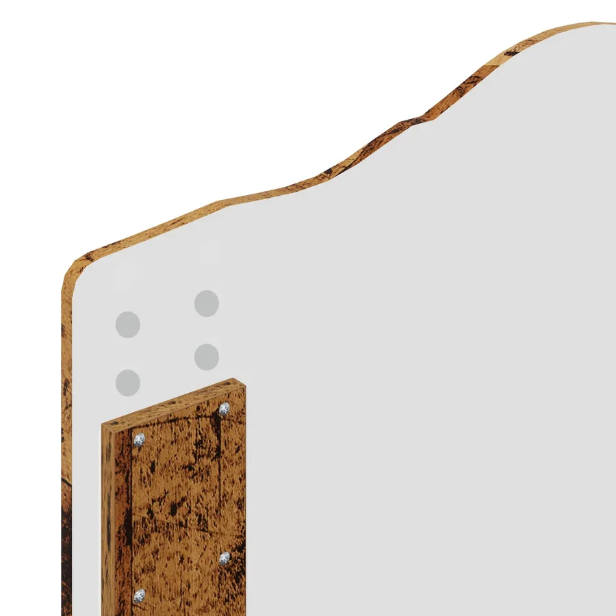 Cadre de lit Bois ancien 90 x 190 cm Bois de pin massif - 11