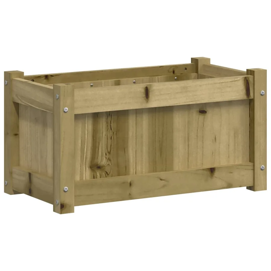 Jardinière 60x31x31 cm bois de pin imprégné - 2