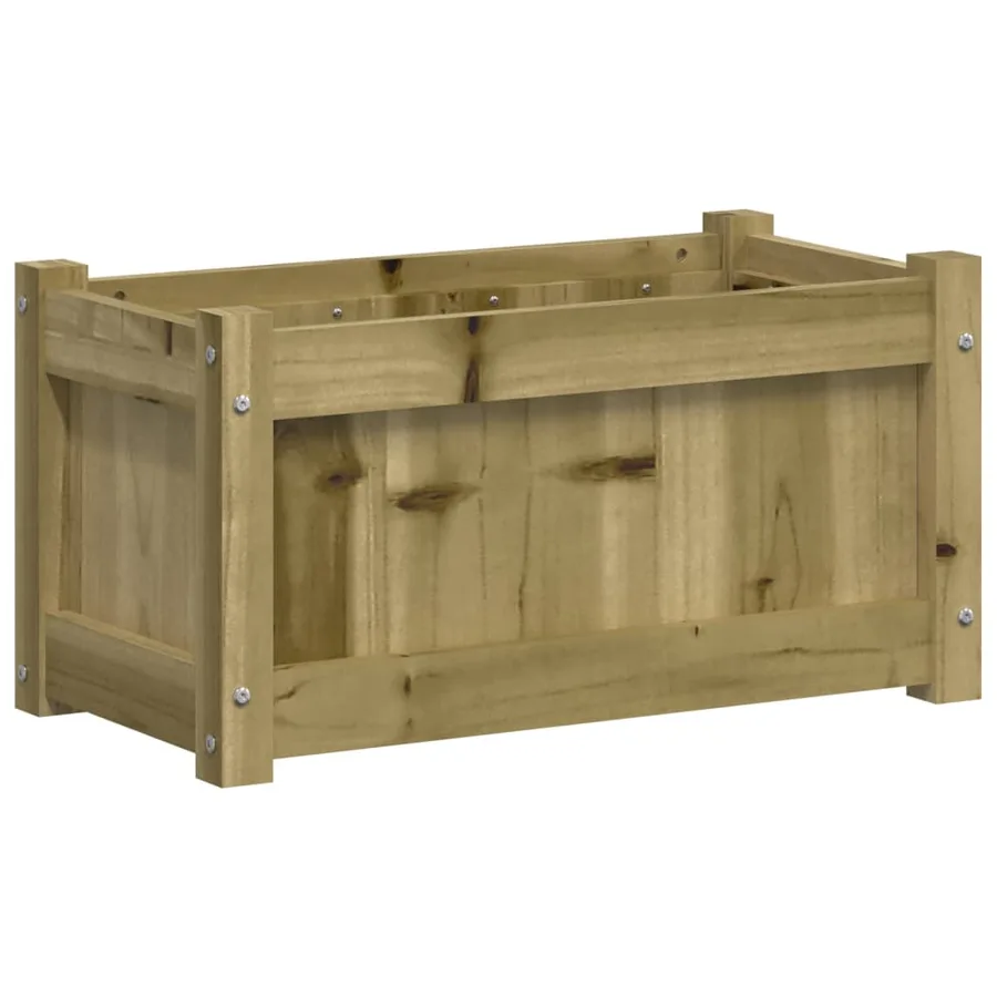 Jardinière 60x31x31 cm bois de pin imprégné - 7