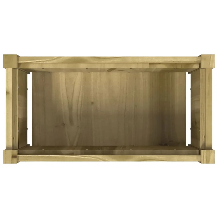 Jardinière 60x31x31 cm bois de pin imprégné - 8
