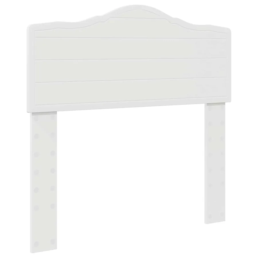 Cadre de lit Blanc 90 x 190 cm Bois de pin massif - 6