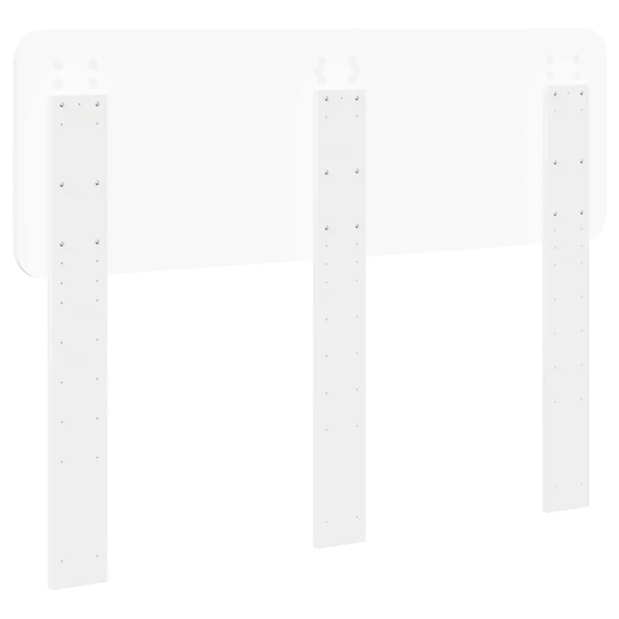 Tête de lit Blanc Bois d'ingénierie - 6