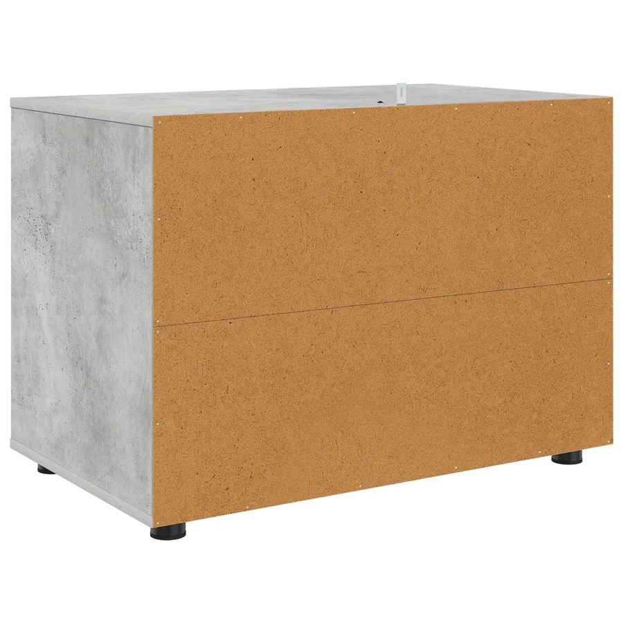 Armoire de rangement Gris béton 80 x 48 x 57 cm - 10