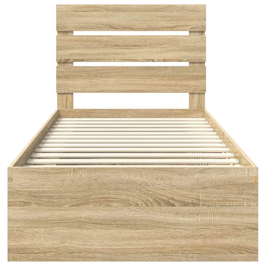 Cadre de lit Sonoma 100 x 200 cm Bois de pin massif - 7