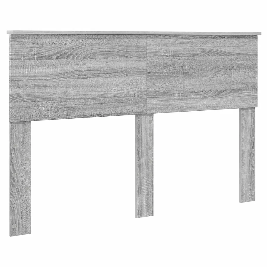 Cadre de lit Gris Sonoma 140 x 190 cm Pin massif - 6
