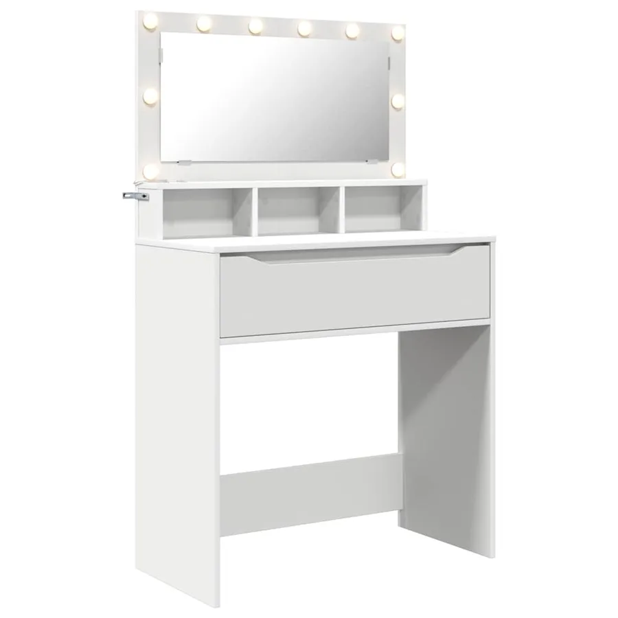 Tables de maquillage pour chambre Blanc 80 x 39,6 x 135 cm - 2