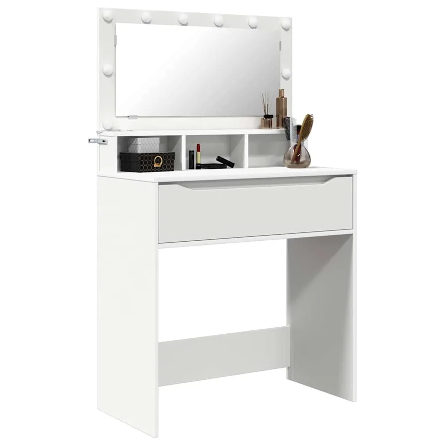 Tables de maquillage pour chambre Blanc 80 x 39,6 x 135 cm - 3
