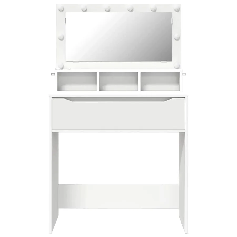 Tables de maquillage pour chambre Blanc 80 x 39,6 x 135 cm - 6