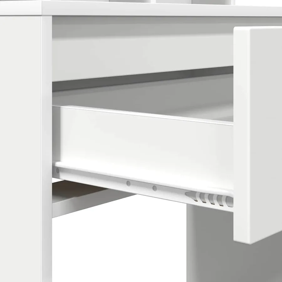 Tables de maquillage pour chambre Blanc 80 x 39,6 x 135 cm - 9