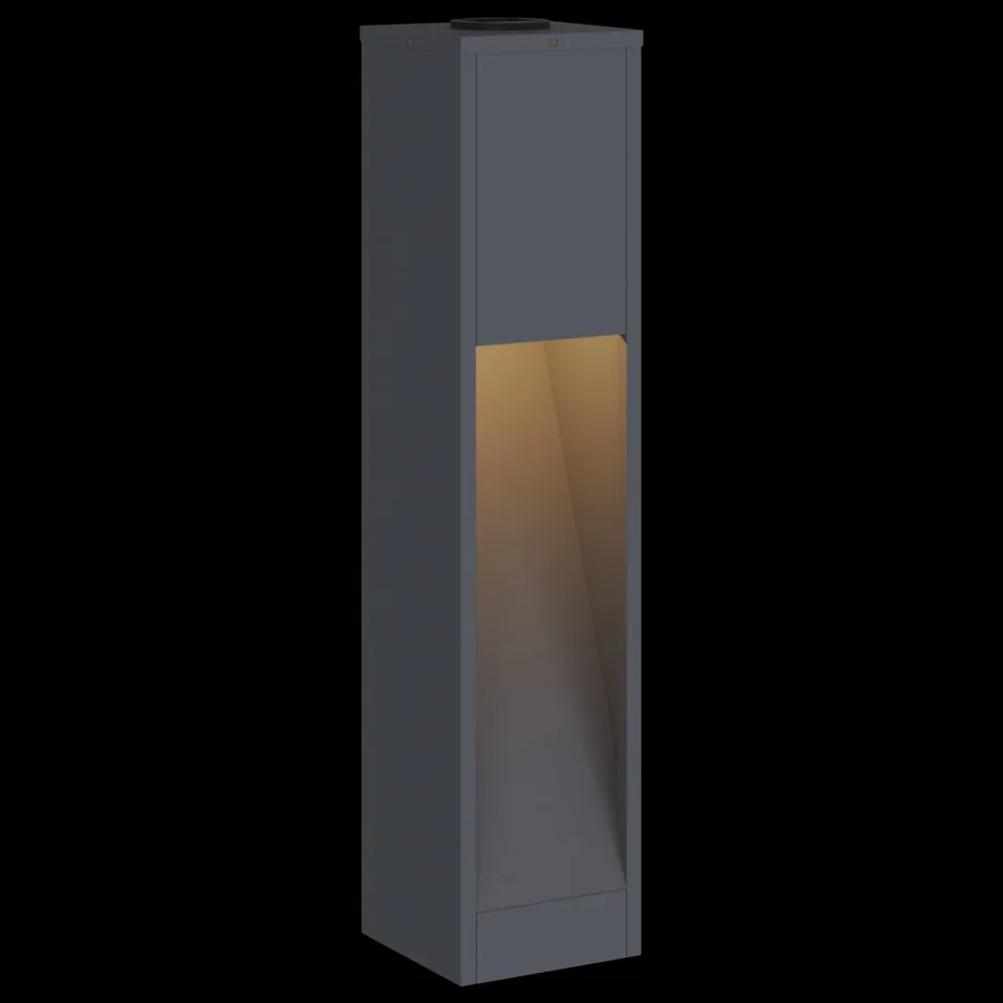 Lumière de Chemin LED Solaire 2 pcs Blanc chaud 18 x 18 x 80 cm - 14