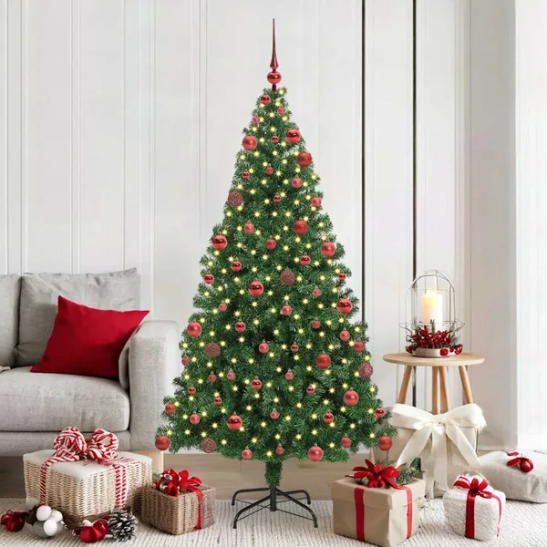 Sapin de Noël artificiel Vert 180 cm PVC, Acier et Plastique