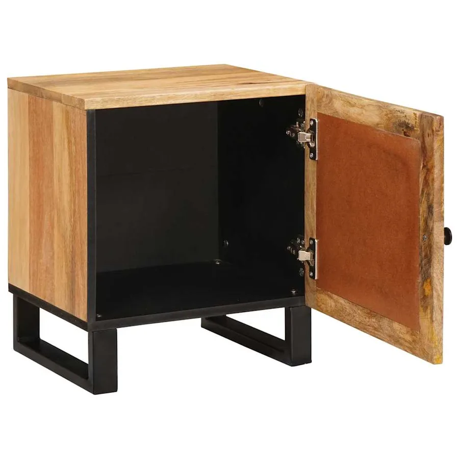 Cabinet de chevet 2 pcs Naturel 40 x 33 x 46 cm - 4