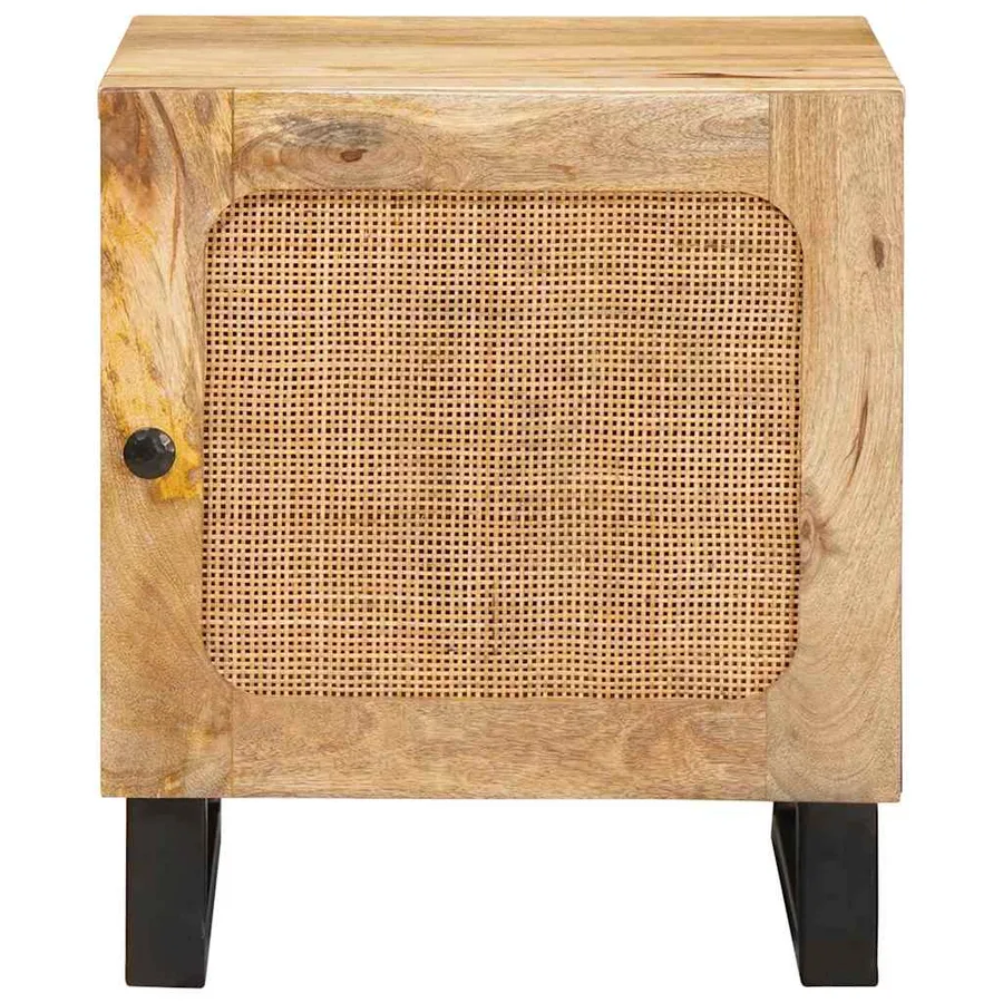 Cabinet de chevet 2 pcs Naturel 40 x 33 x 46 cm - 5